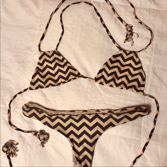 Vintage Acacia Cannons Tribal Bikini Top S - Picture 3 of 6
